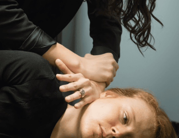 Dr. Radwanski performing a gentle NUCCA correction
